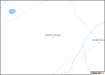 map of Chegga Sadana